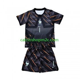Francia Brice Samba 1 Portiere Bambino Maglia Prima World Cup 2026 Manica Corta